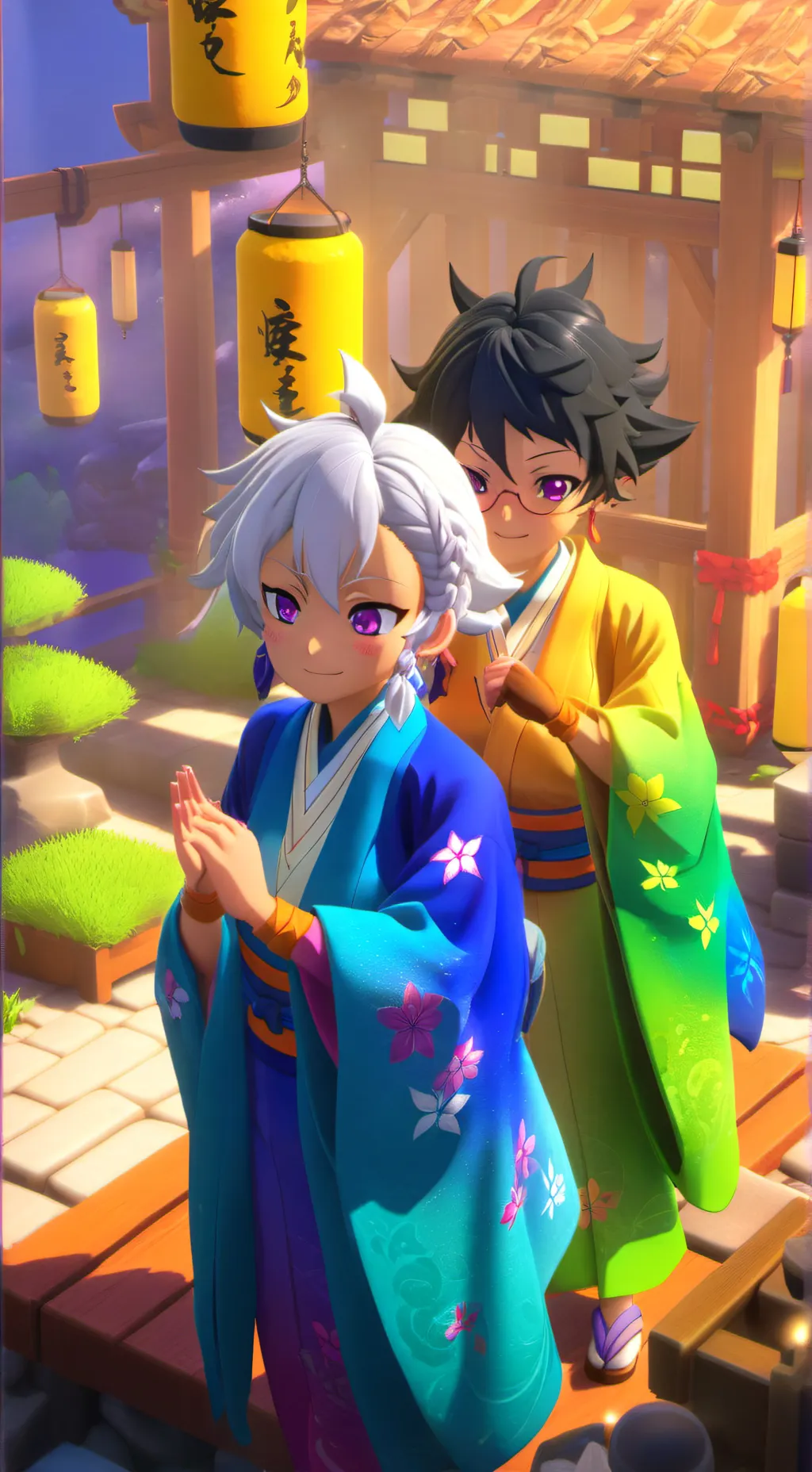 ai character: (shinuzugawa kny) background
