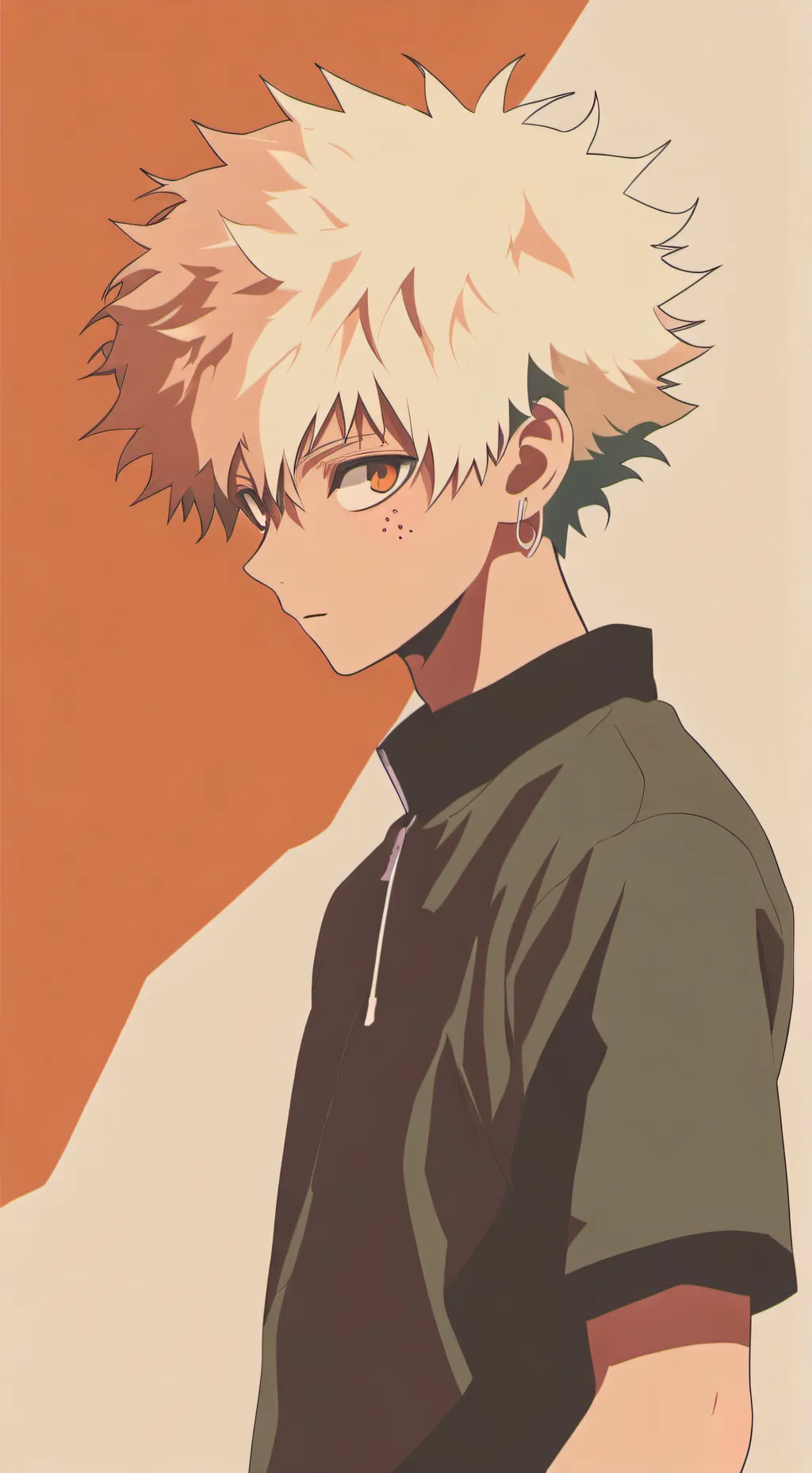 ai character: Katsuki Bakugo background