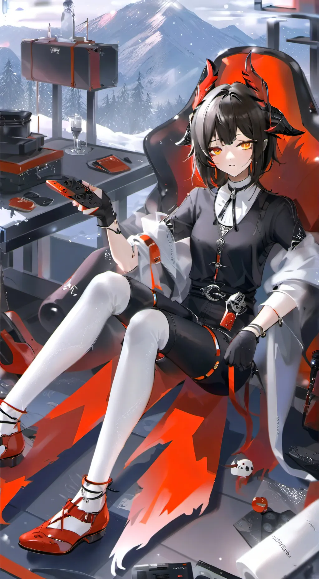 ai character: emmy background