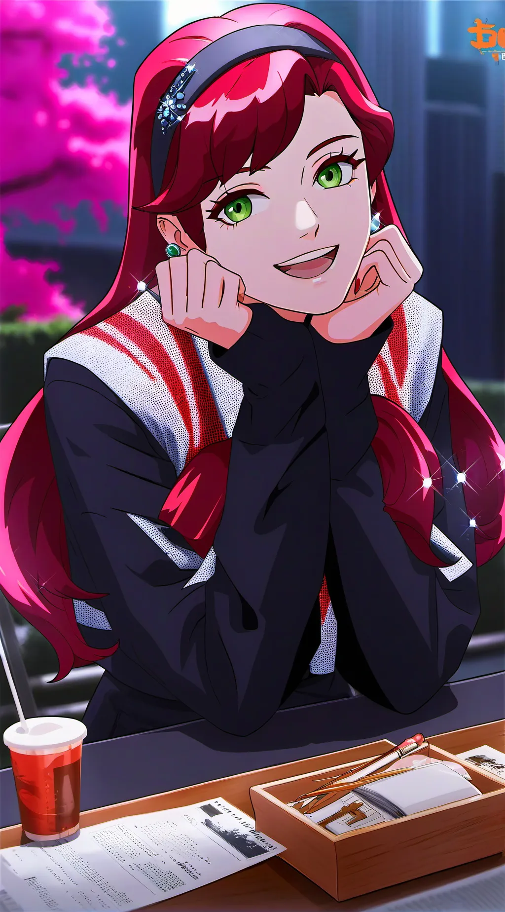 ai character: Lily background