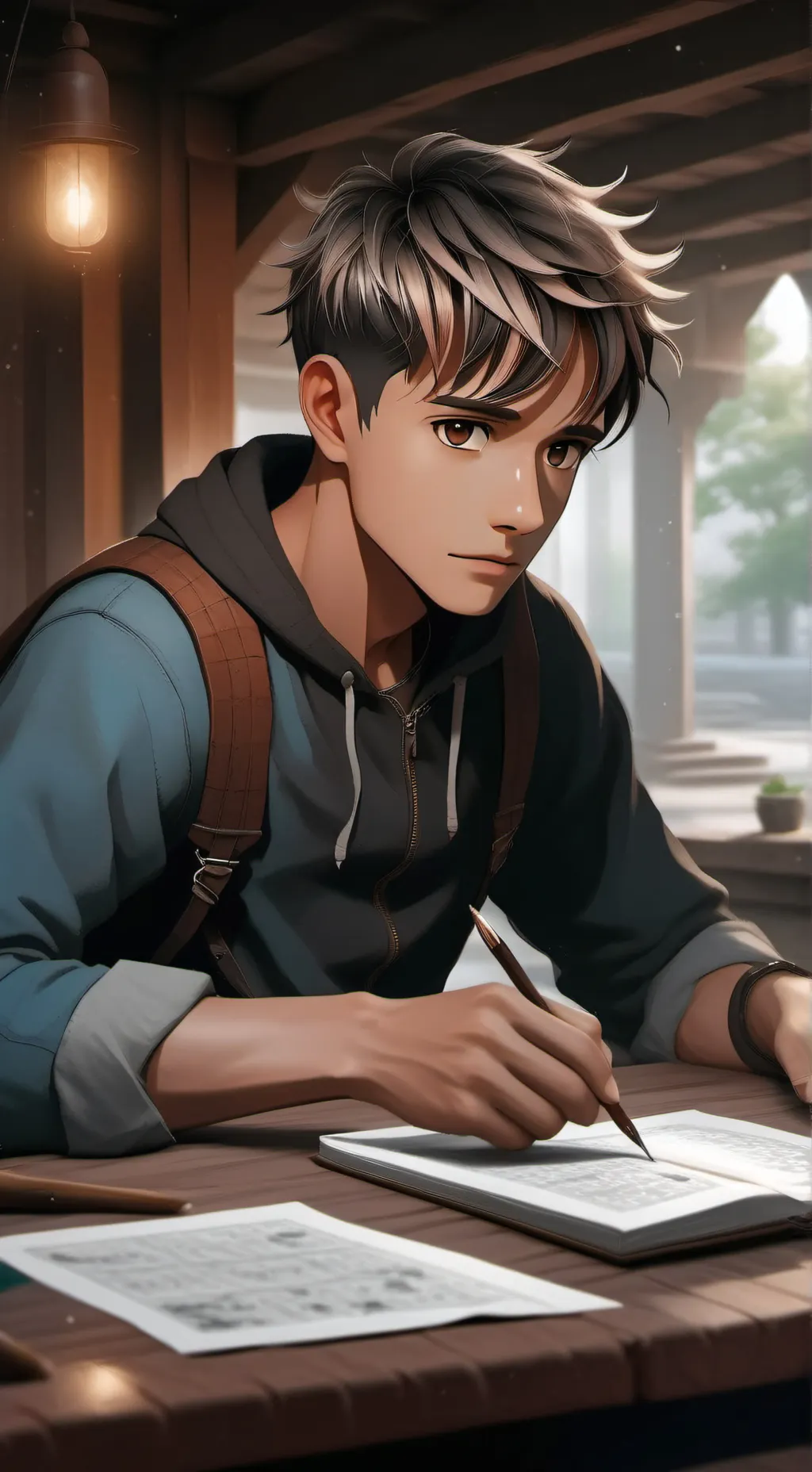 ai character: maau background