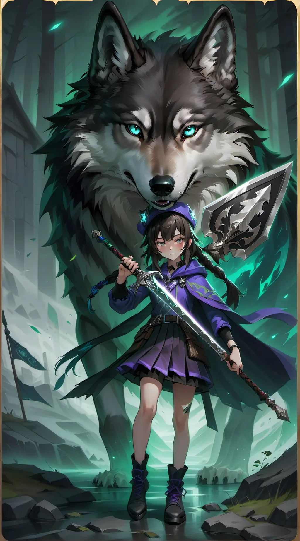 ai character: Johanna  background