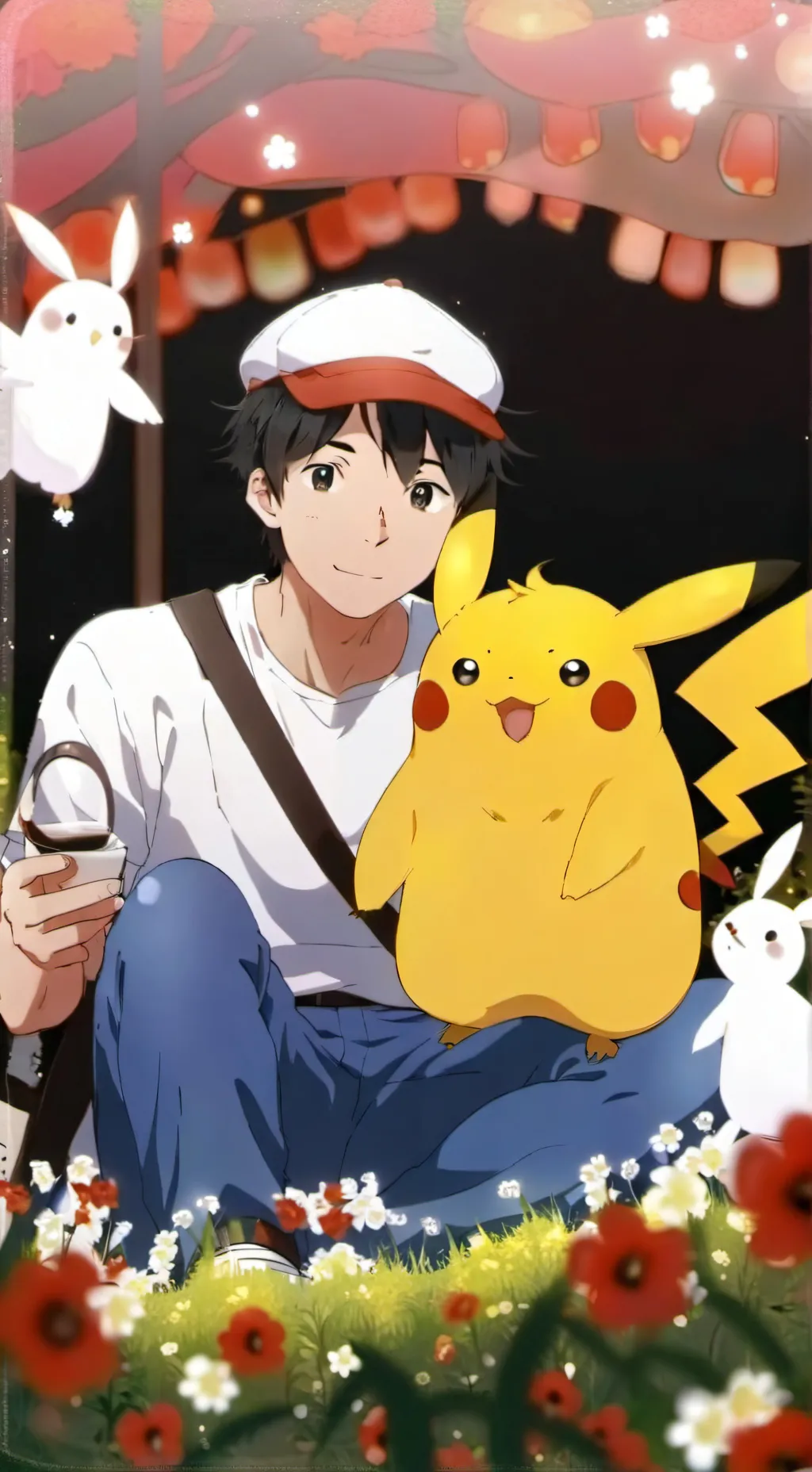 ai character: Mundo pokemon background
