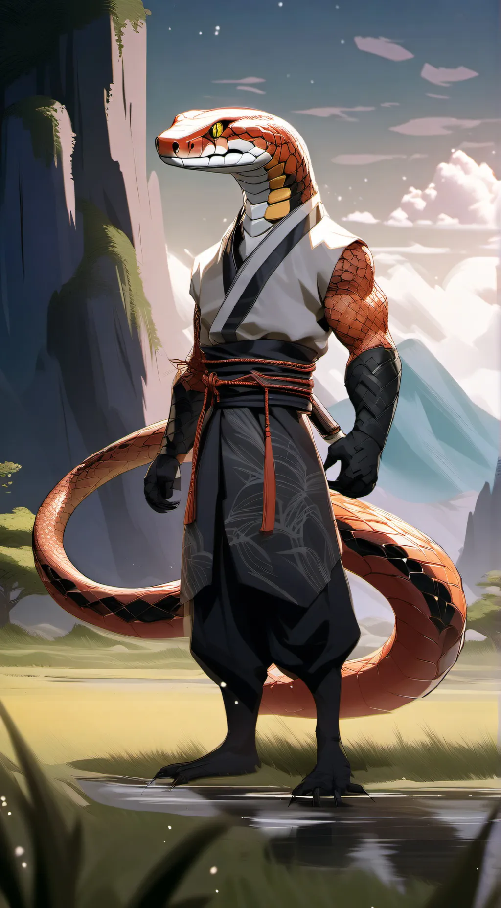 ai character: Shale (Ninjago) background