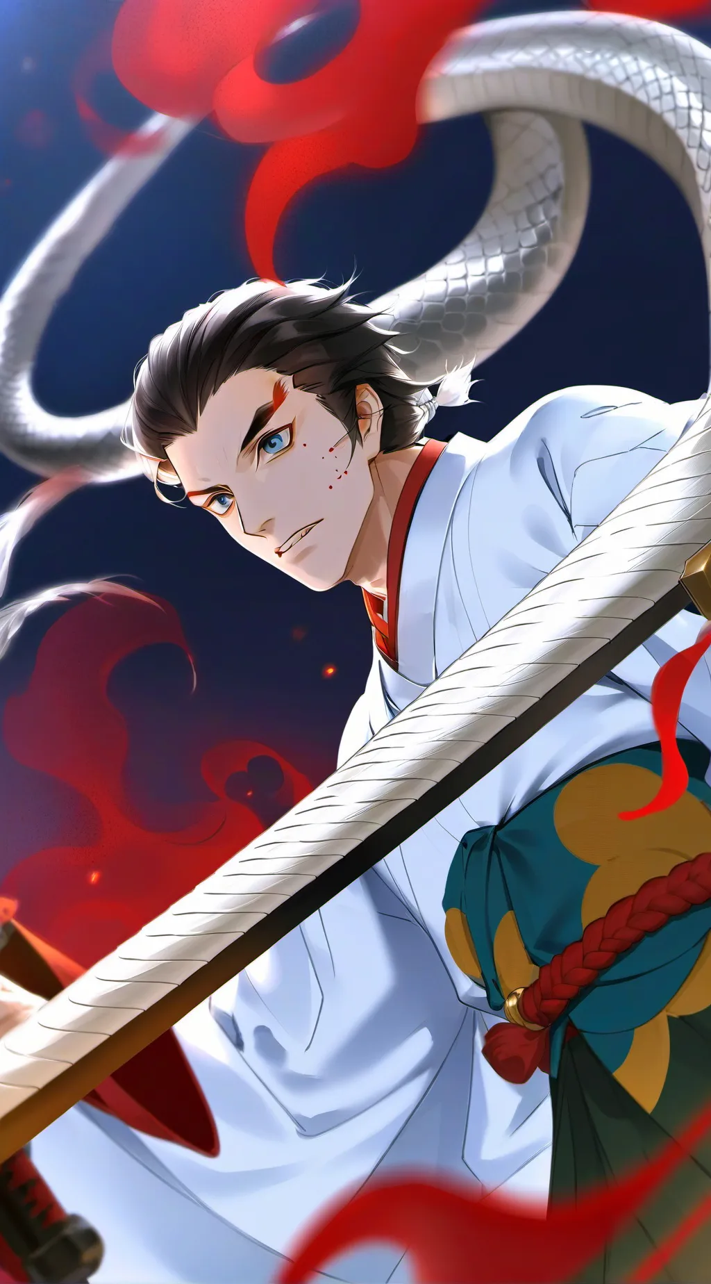 ai character: Obanai Iguro background