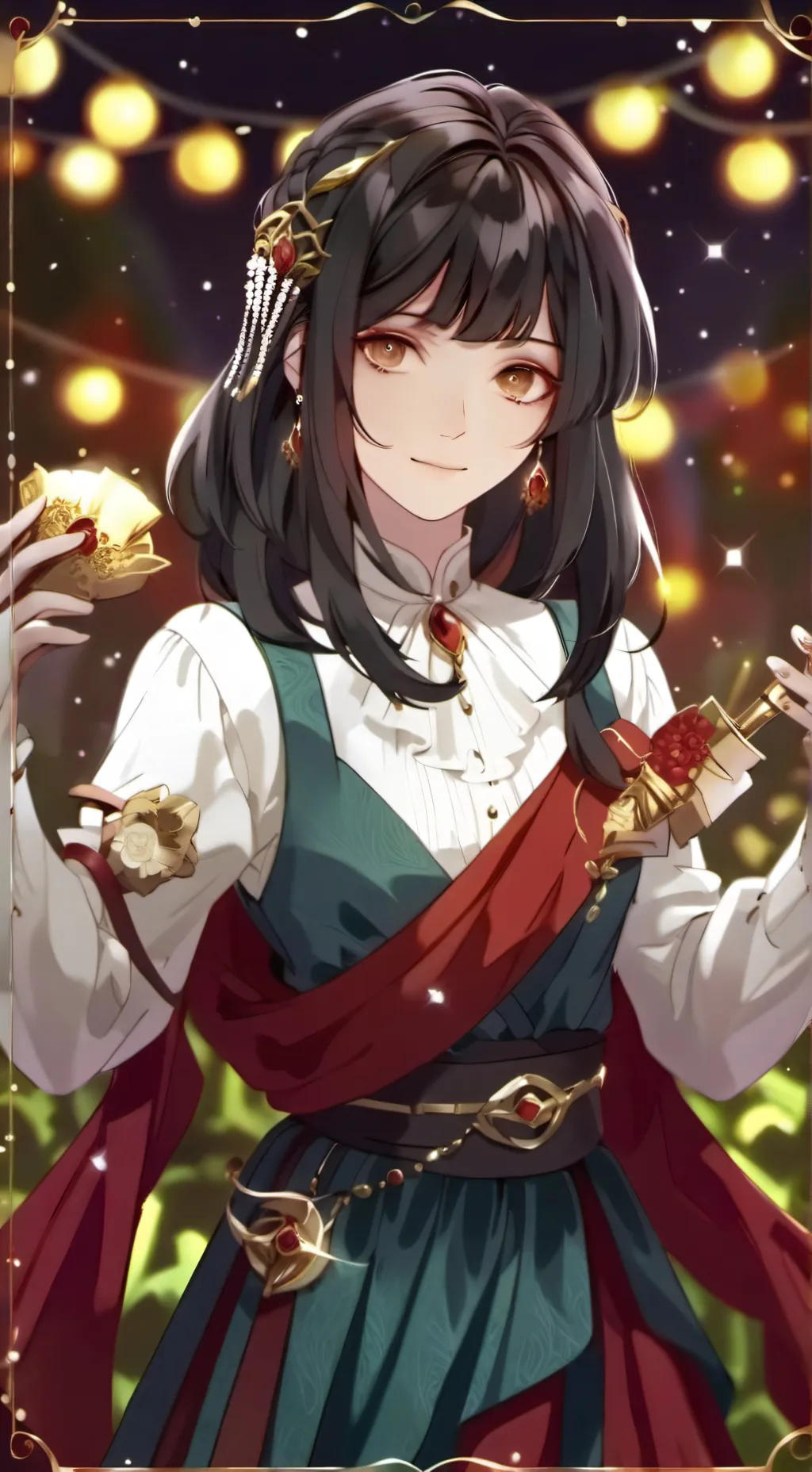 ai character: Krystal background