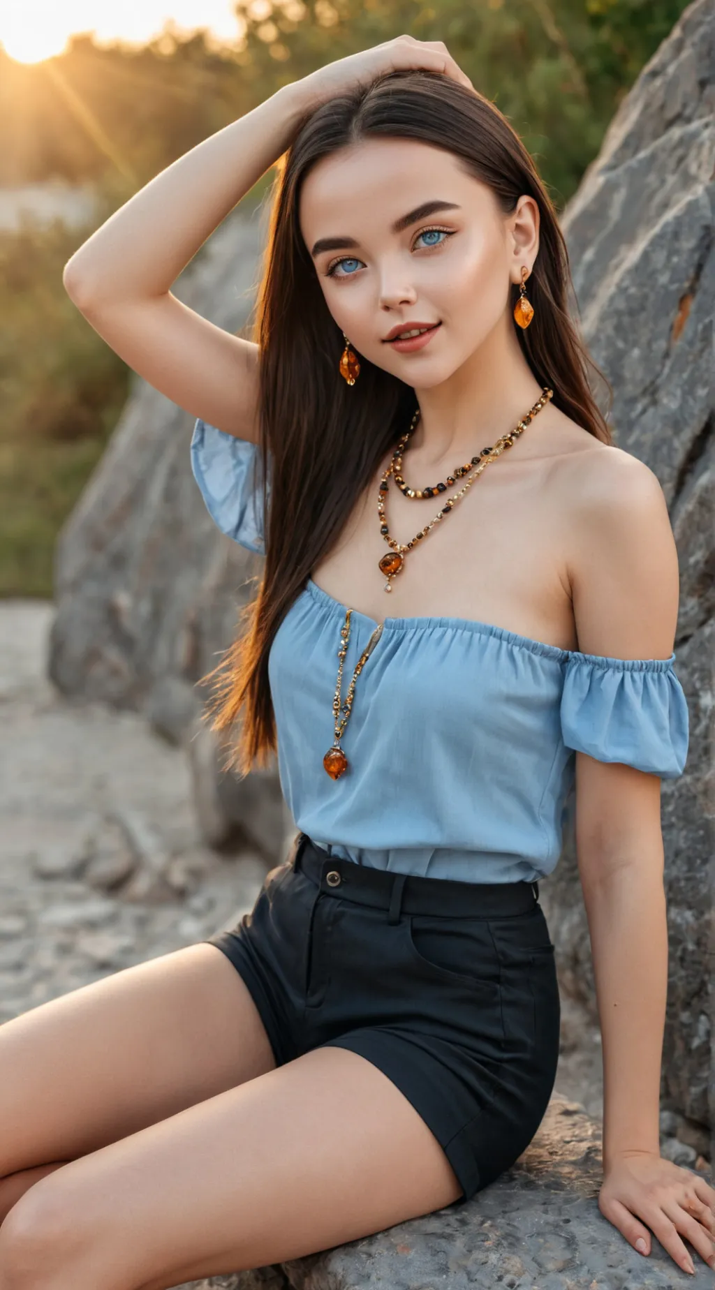 ai character: Celina  background