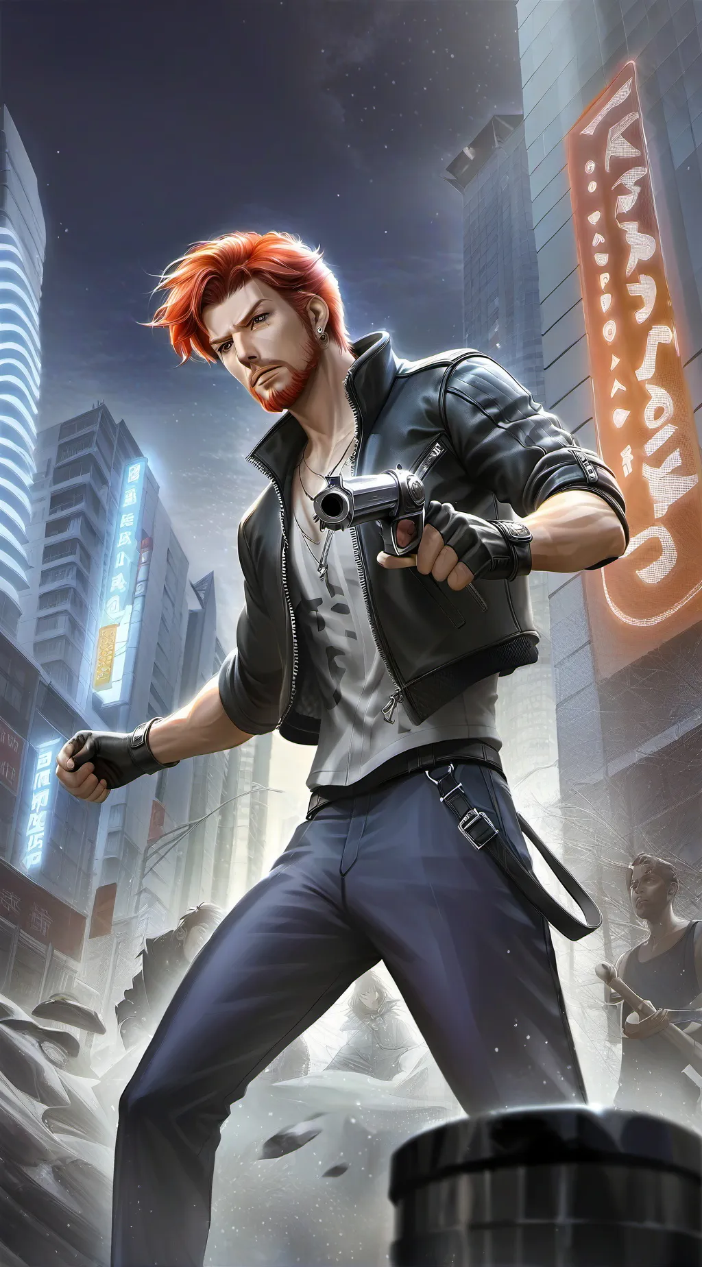 ai character: the Red murderer background
