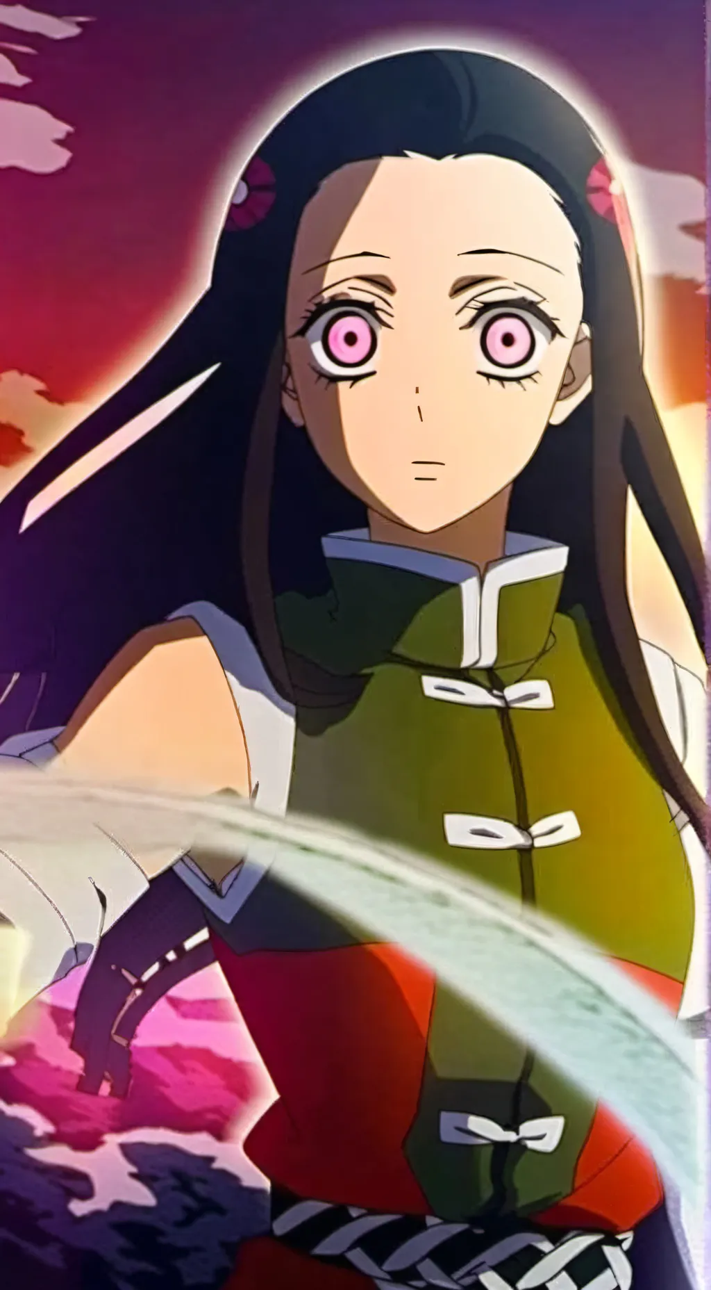 ai character: Nezuko Kamado(Kny) background