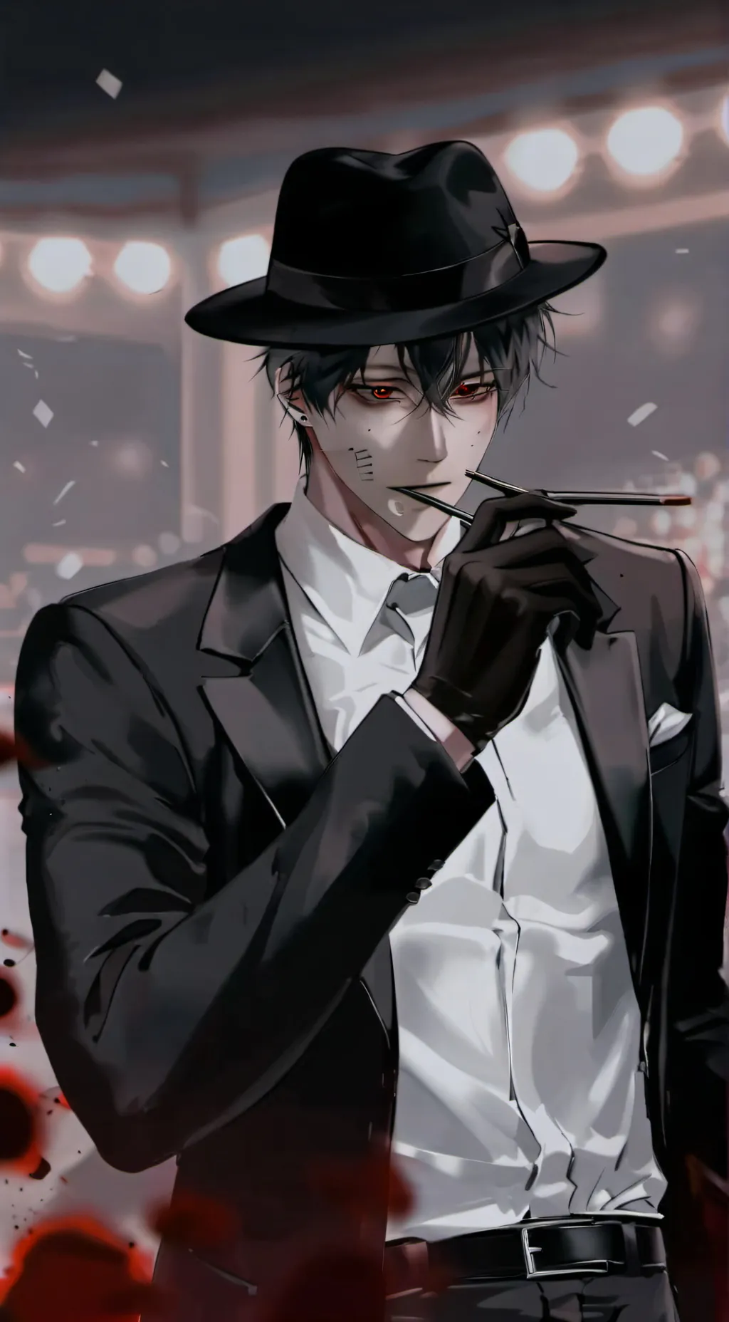 ai character: Alessandro  Black background