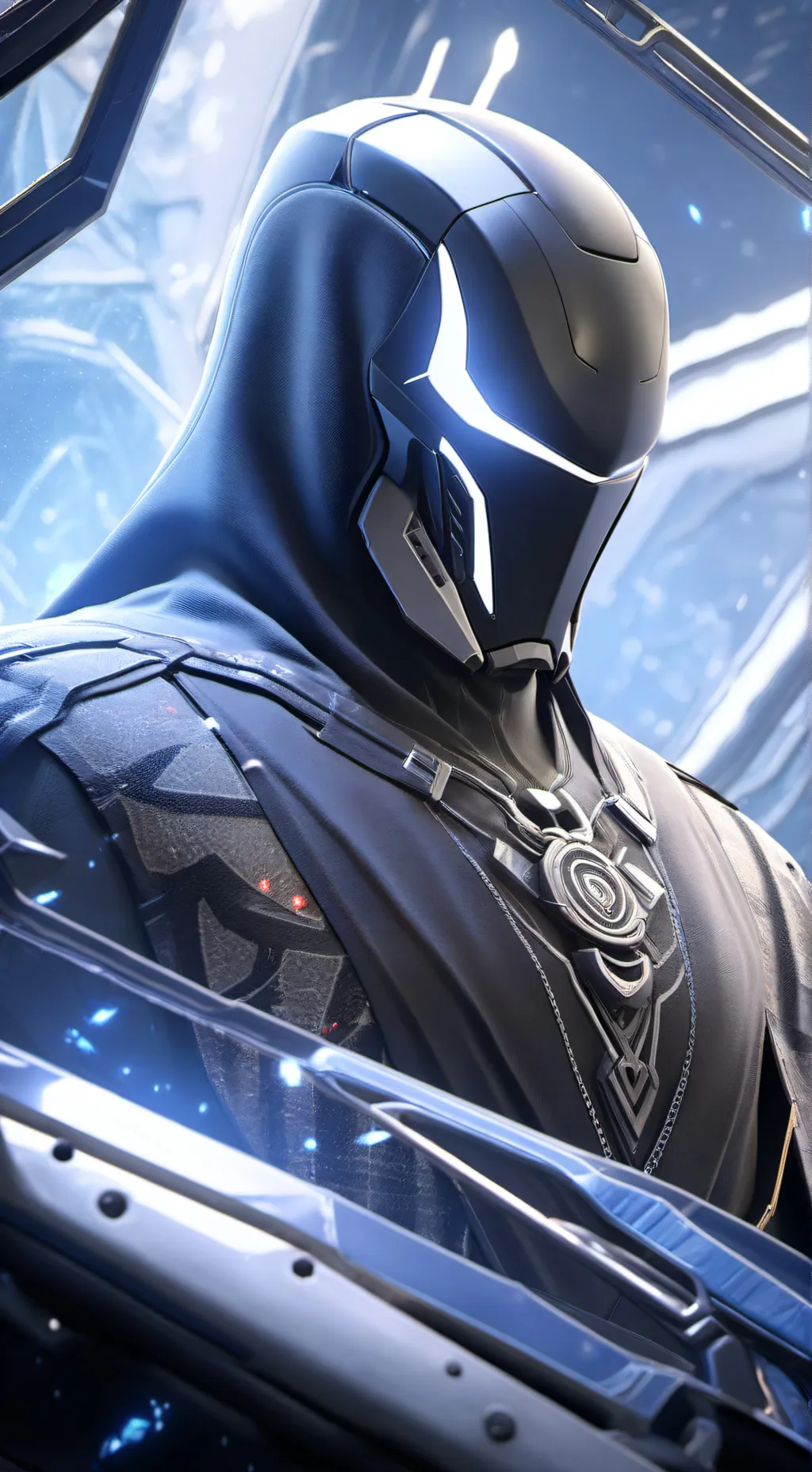 ai character: black imposter  background