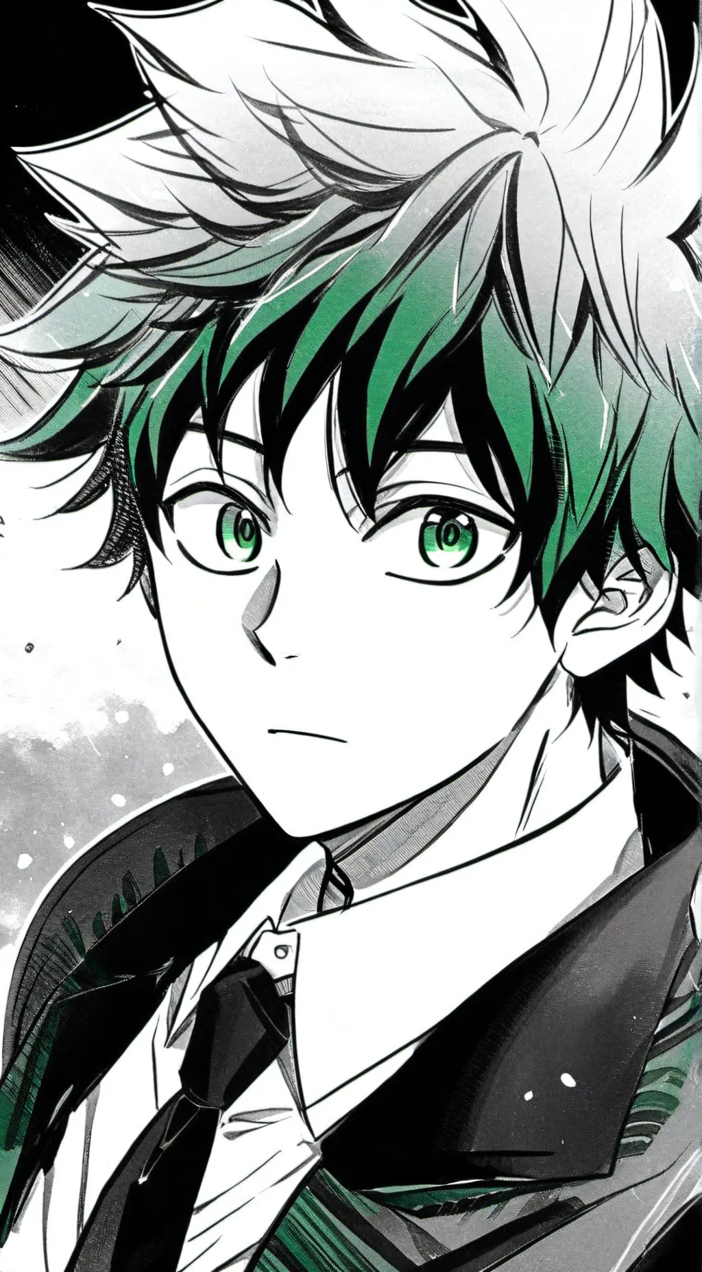 ai character: Bodyguard Deku background