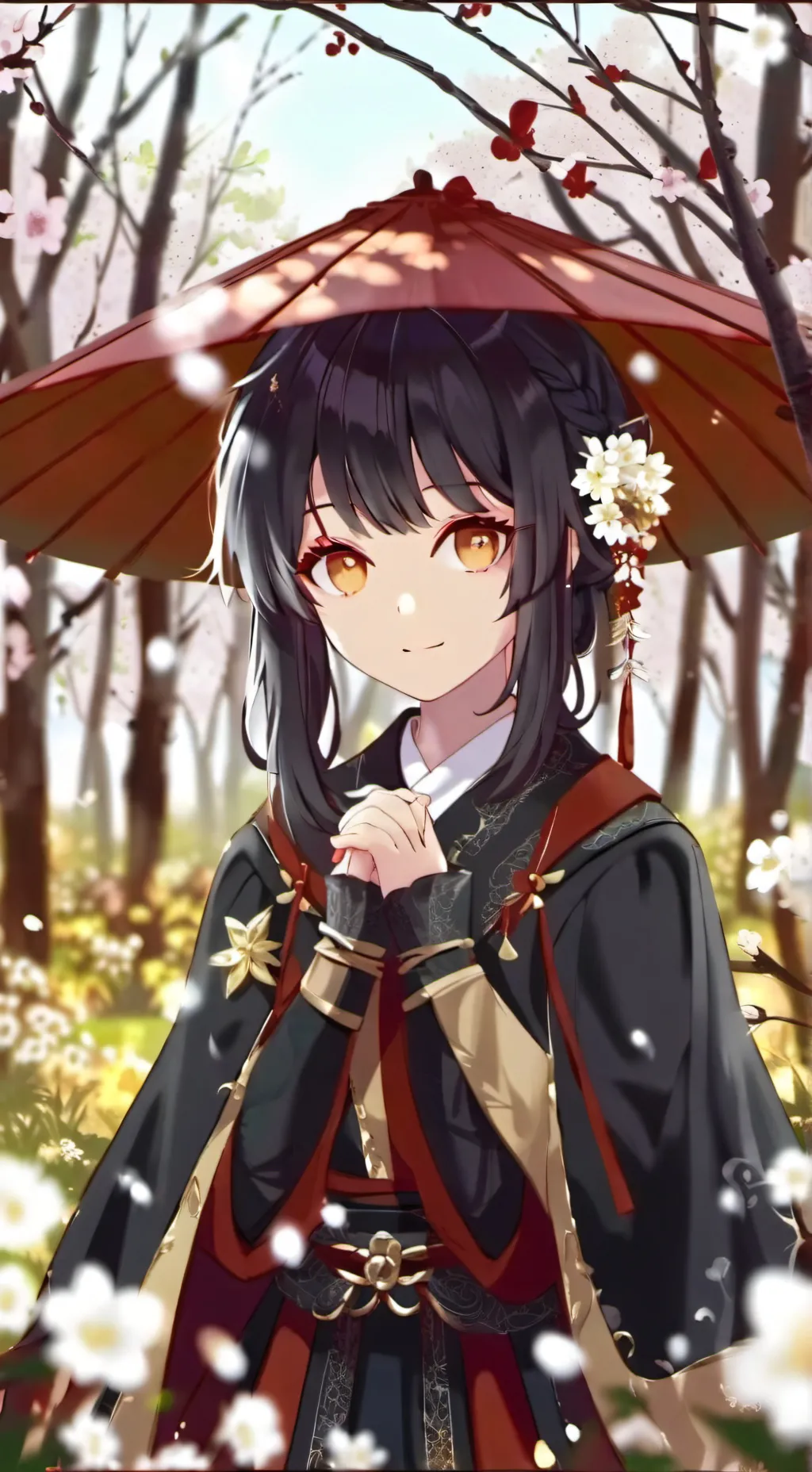 ai character: aunt yuni  background