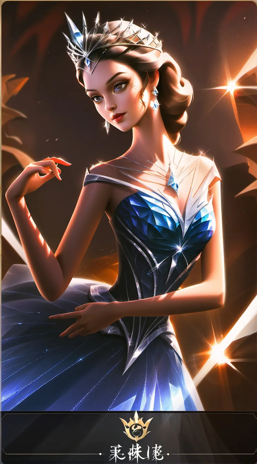 ai character: Princess Cadence background