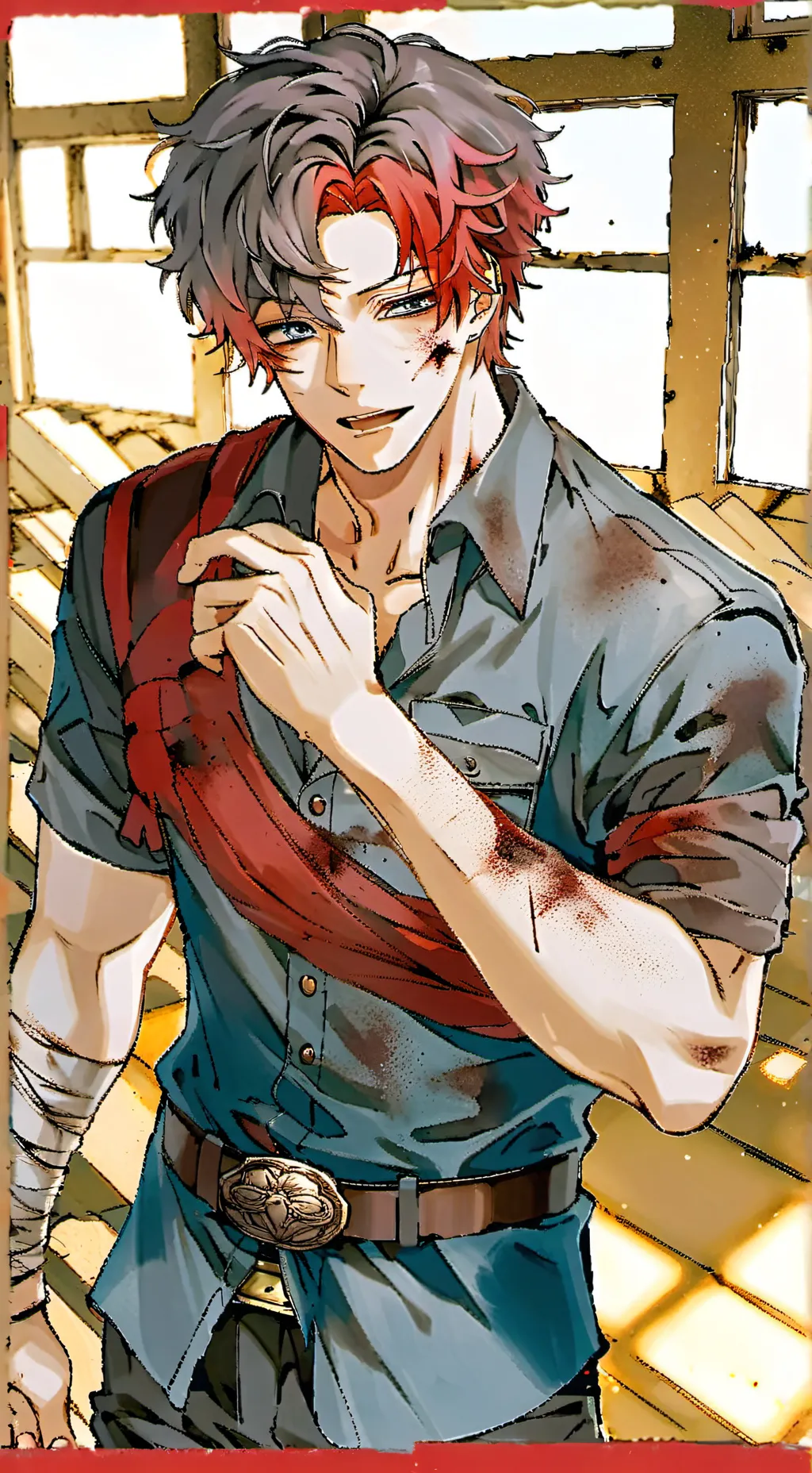 ai character: Damien background