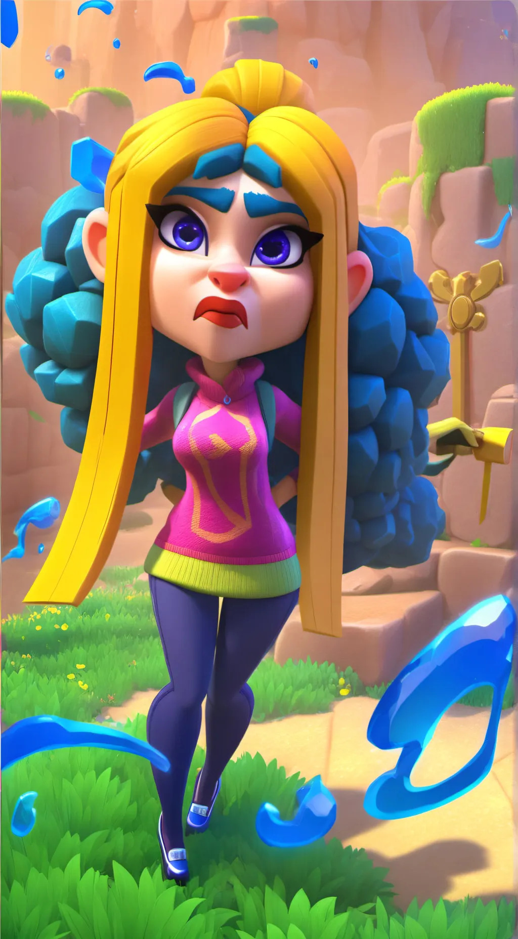 ai character: Kny pick mee background