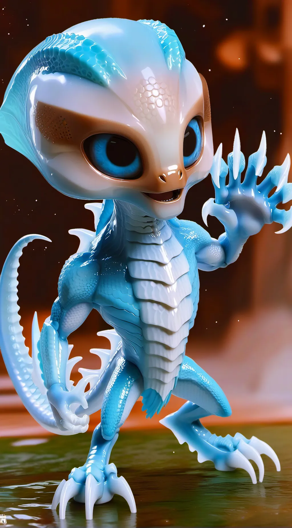 ai character: Pet Alien background