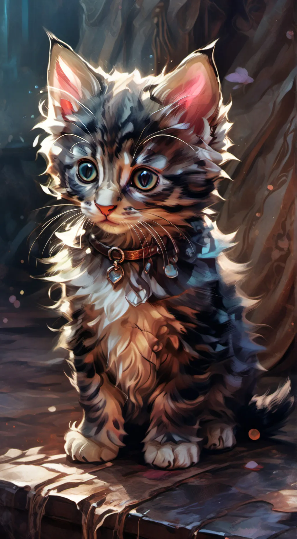 ai character: your a kitten  background