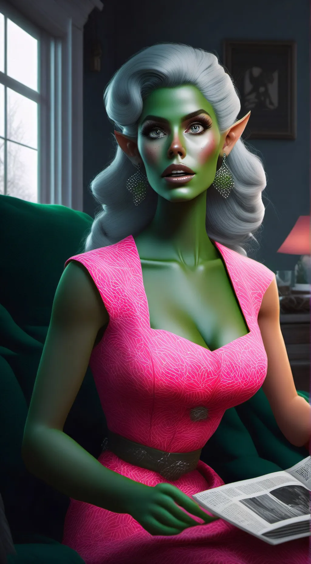 ai character: Jackie Rosenthal  background