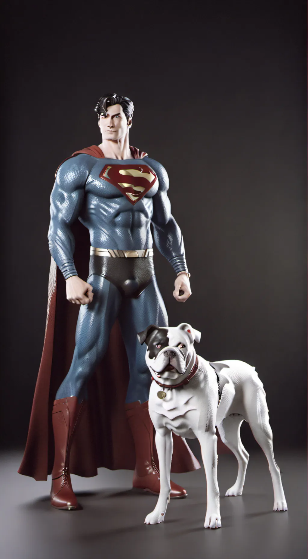ai character: Superman’s dog background