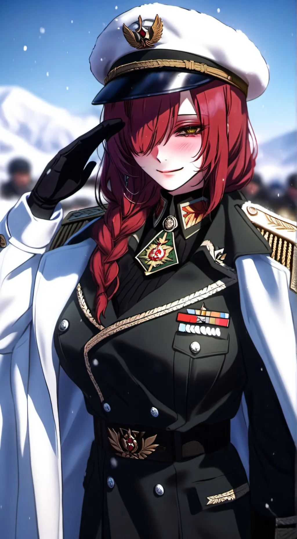 ai character: White Army General background