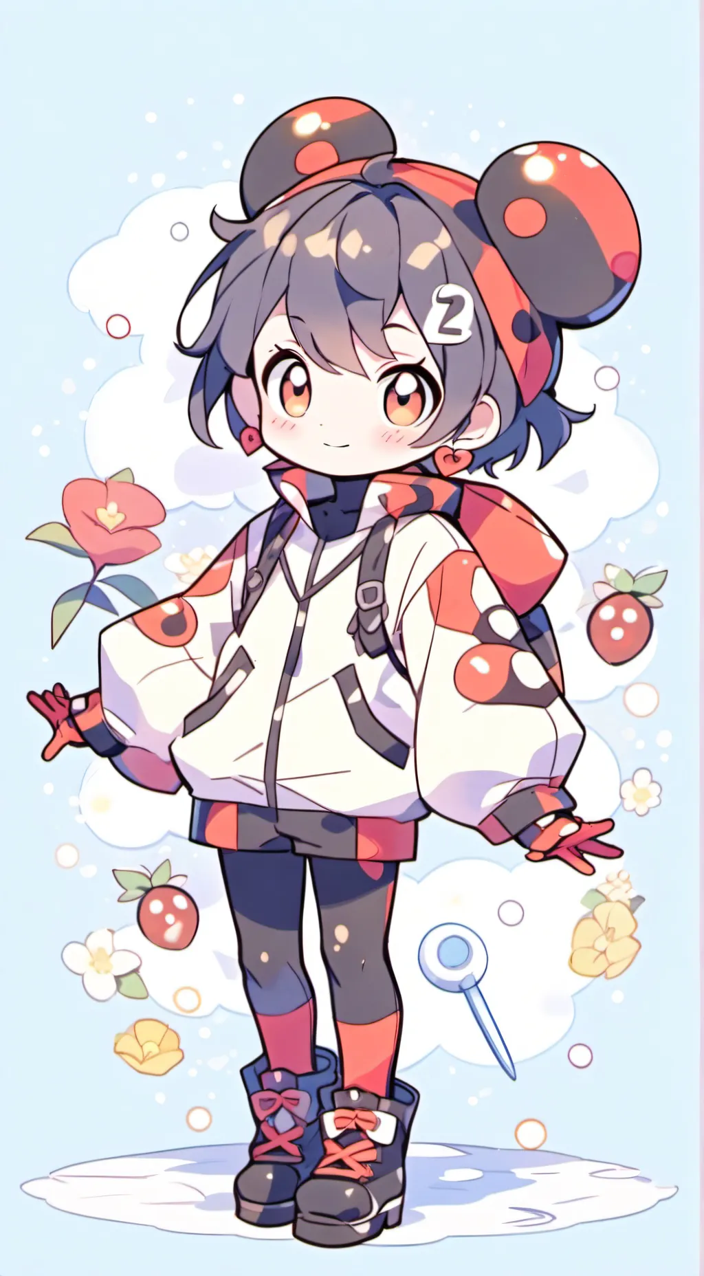 ai character: Miraculous ladybug background