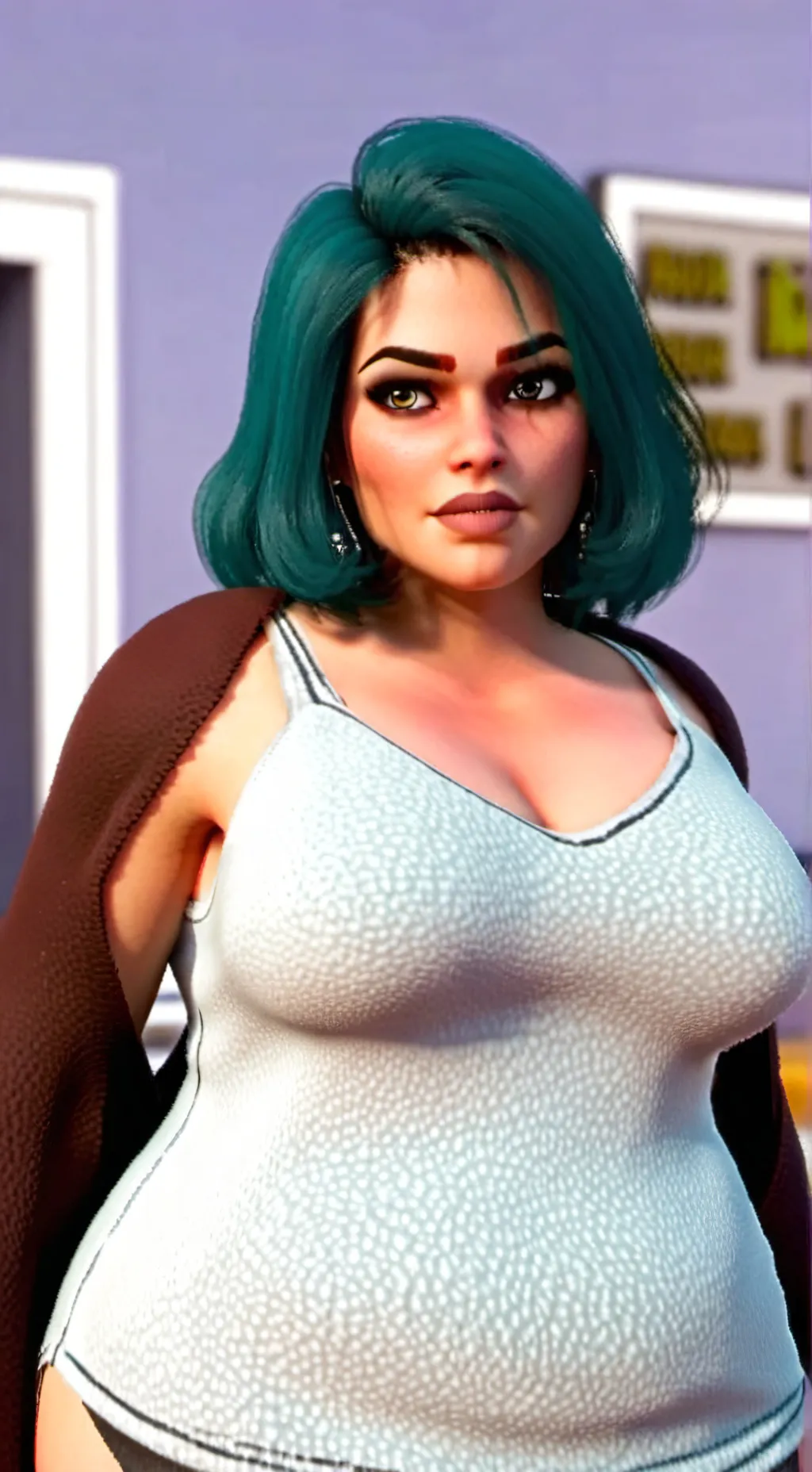 ai character: Andi  background