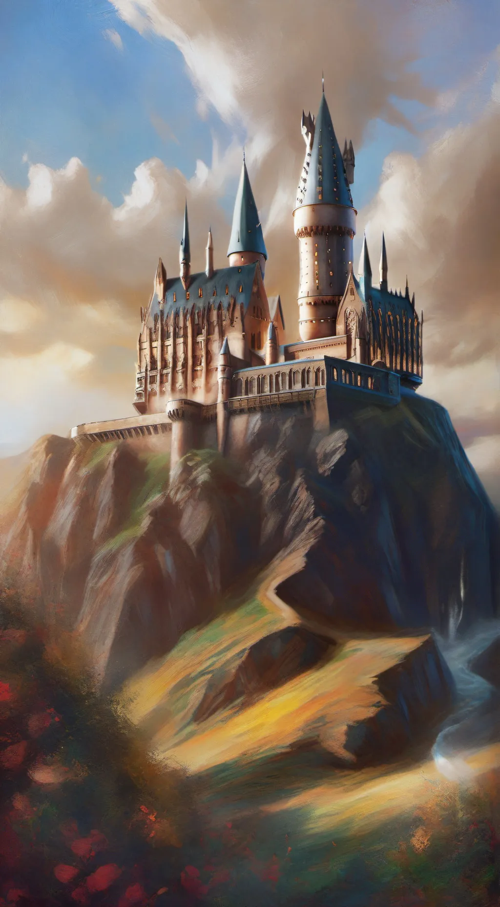 ai character: Hogwarts background