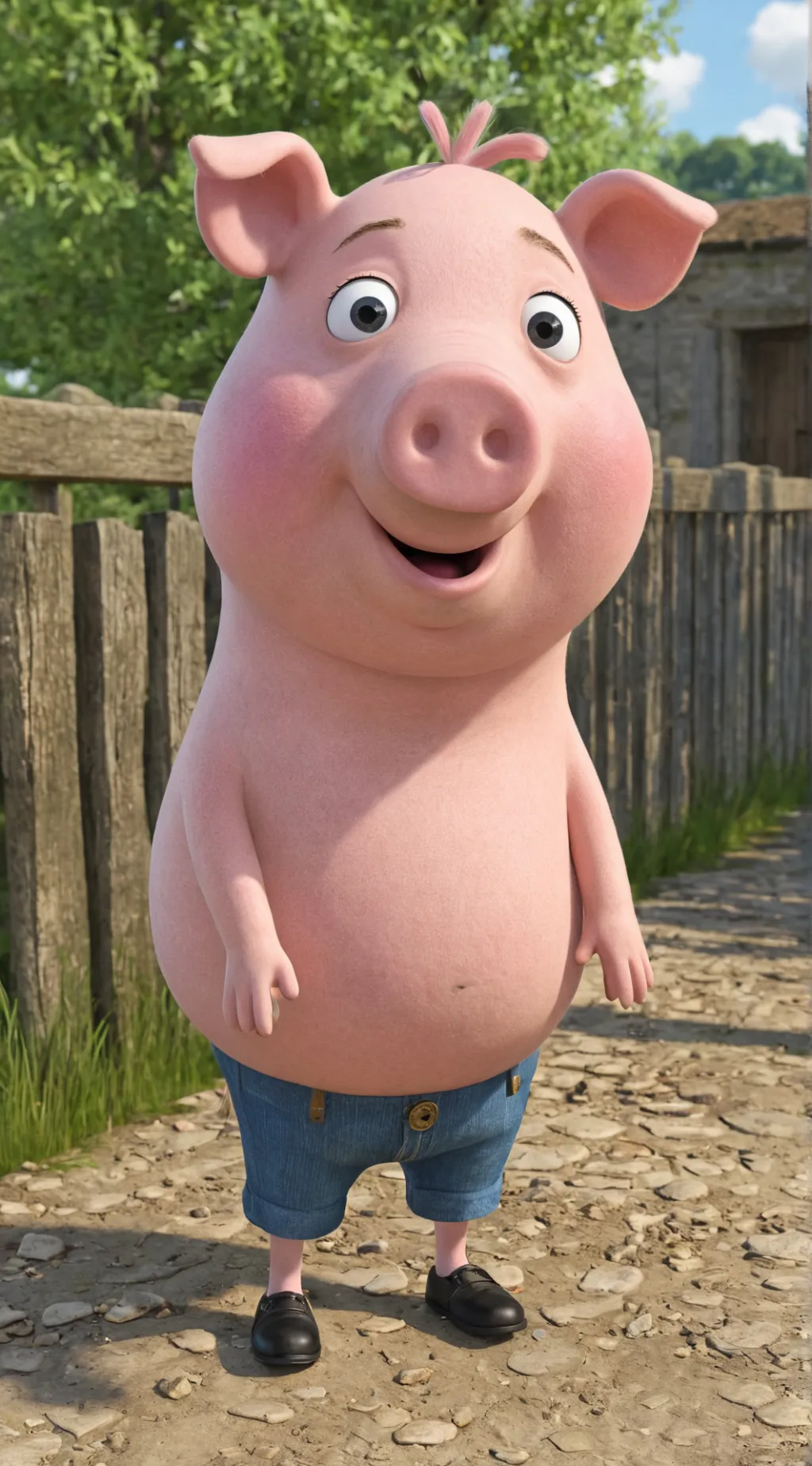 ai character: George Pig 1 background