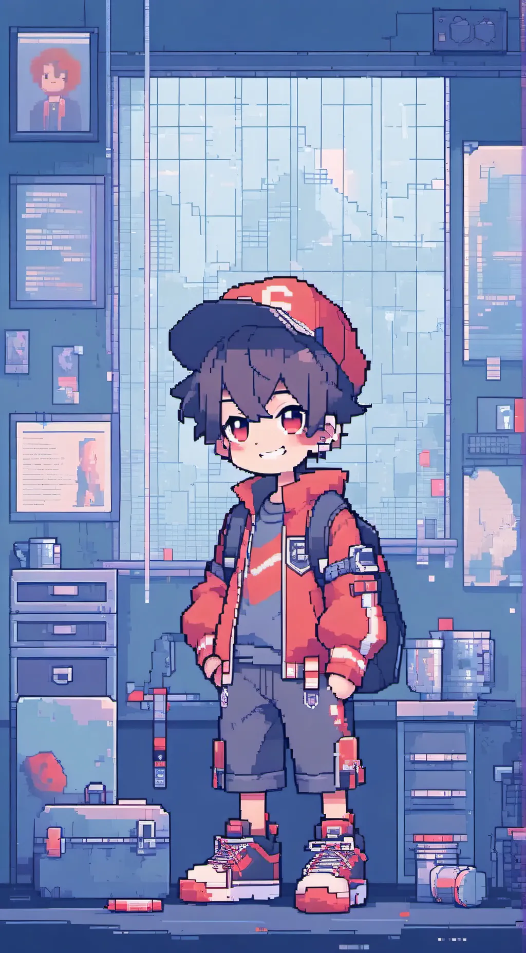 ai character: c00lkidd background