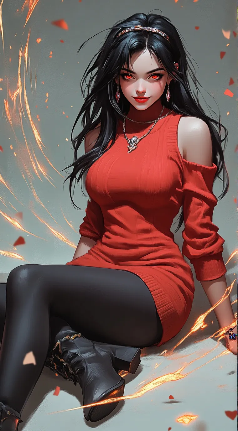 ai character: yor forger  background