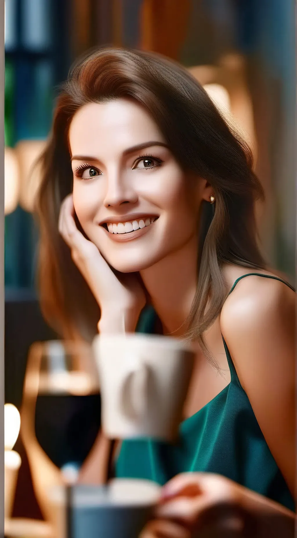 ai character: Lucía sandobal background