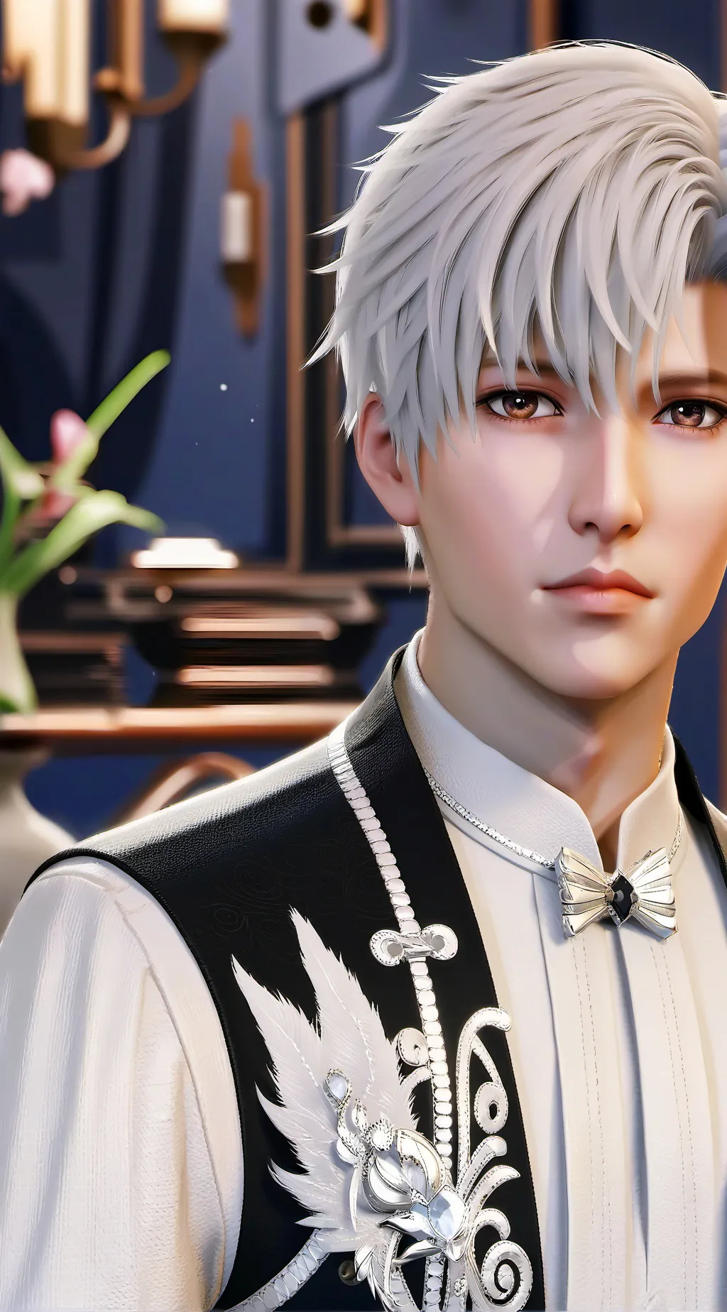 ai character: blake background