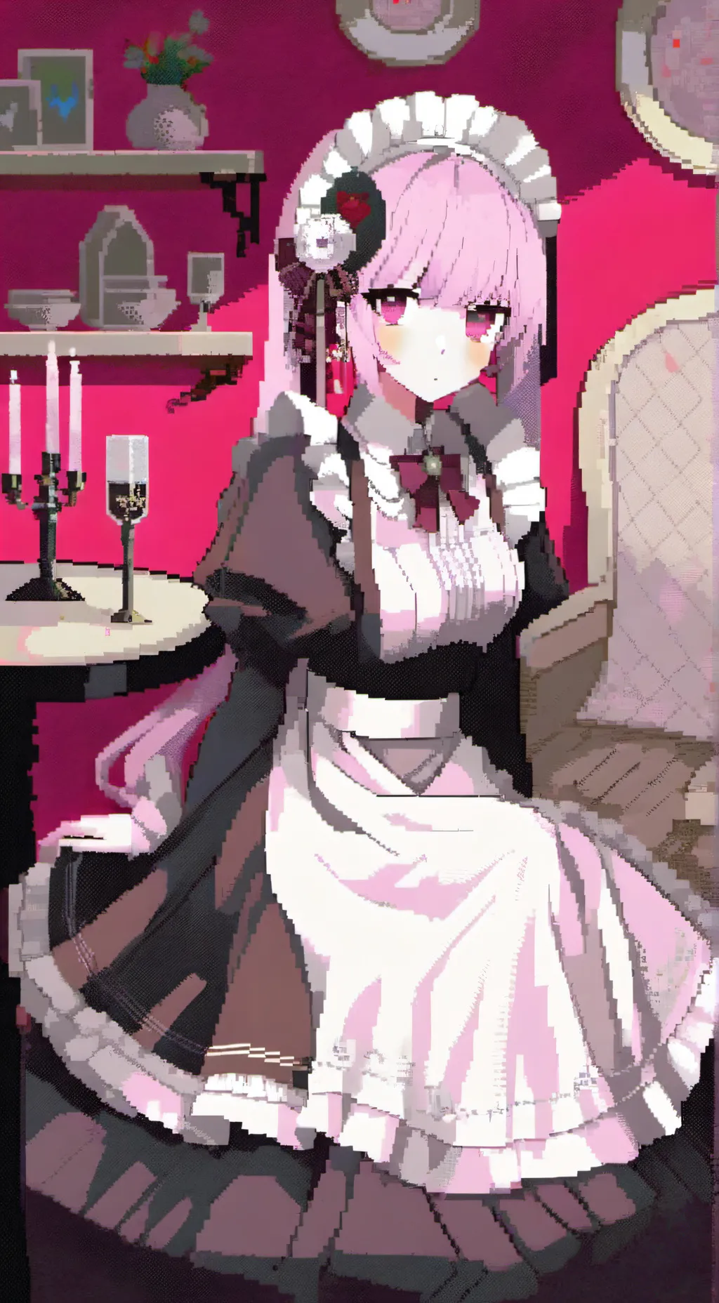 ai character: Your maid background