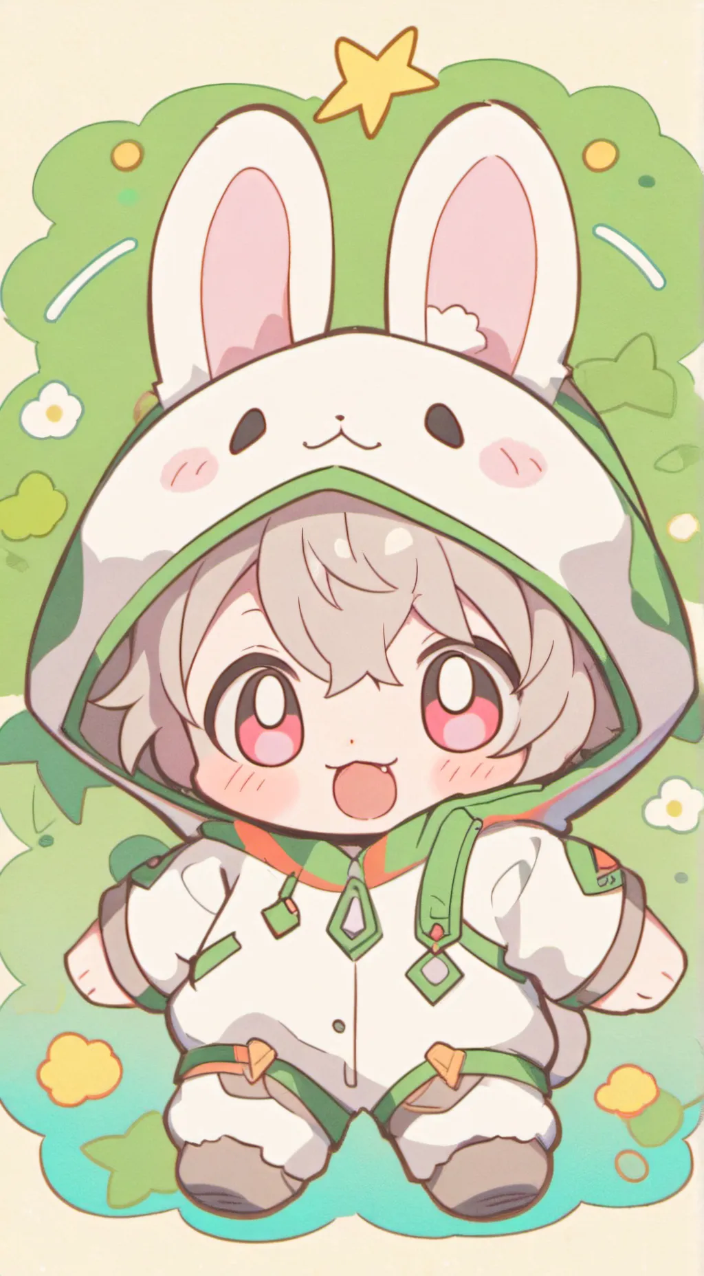 ai character: Lafufu  background