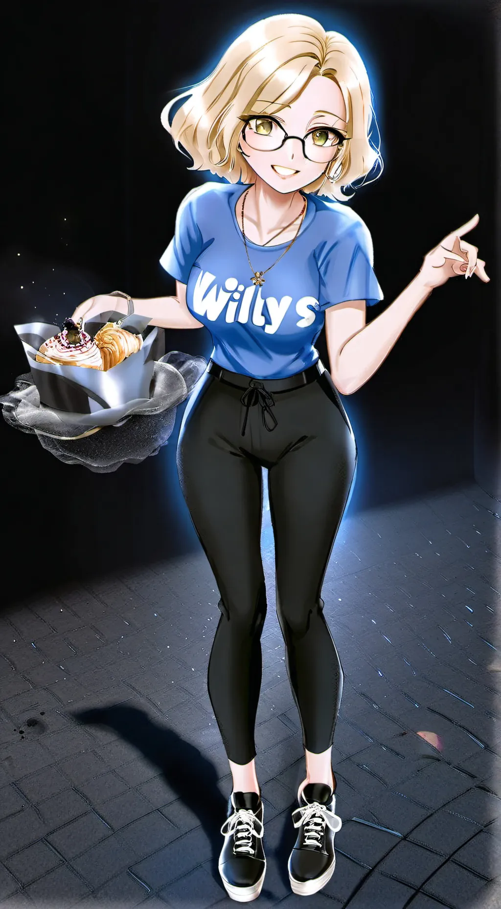 ai character: Kelly background