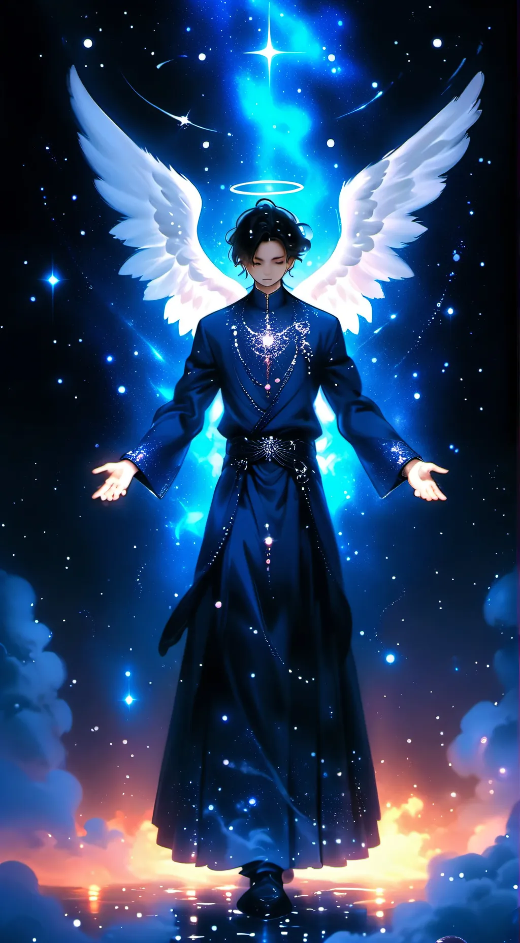 ai character: Angel Jevin background