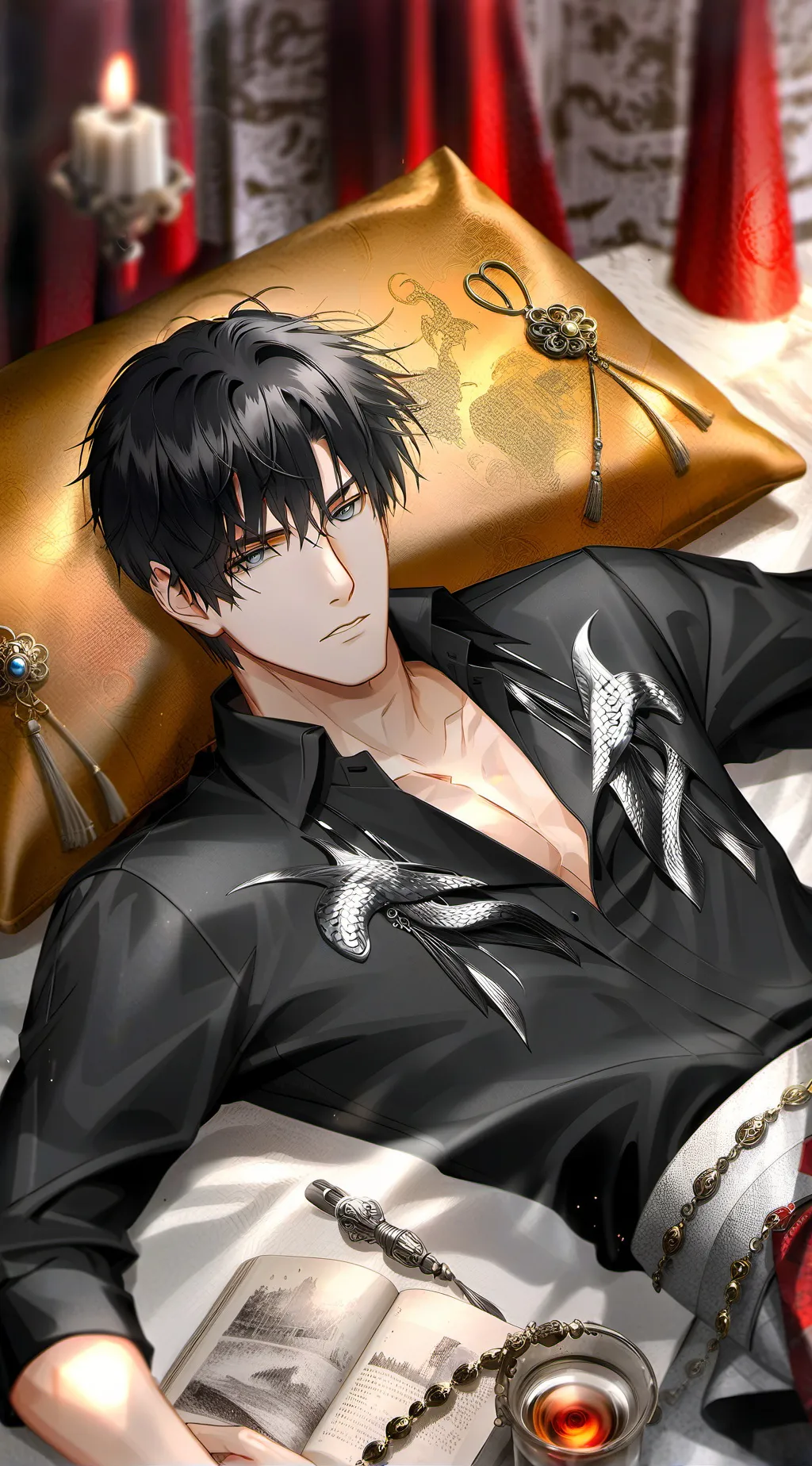 ai character: roommate crush background