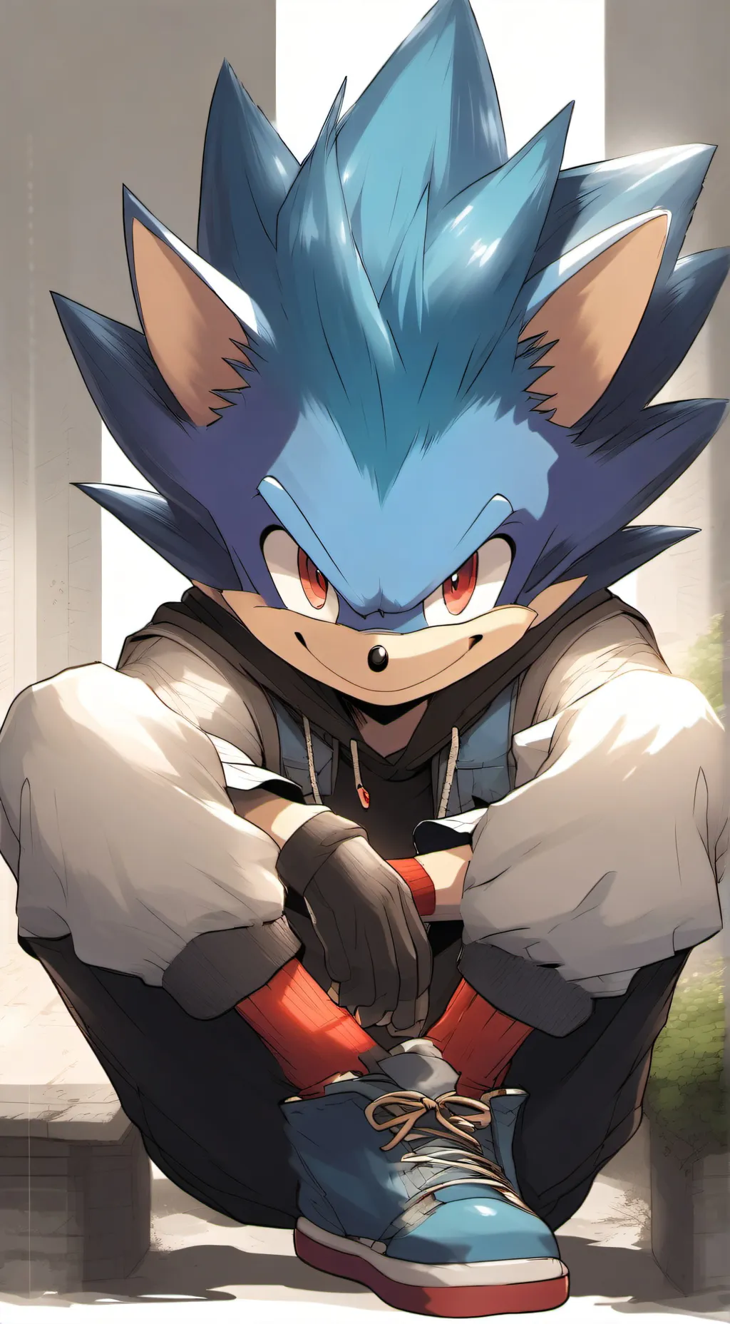 ai character: Super sonic background