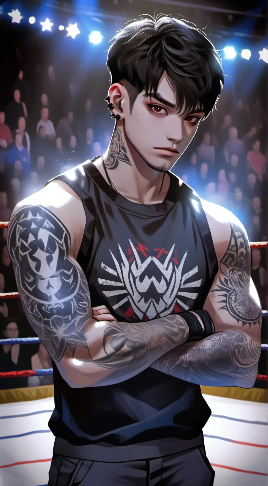 ai character: Rocky Burns background