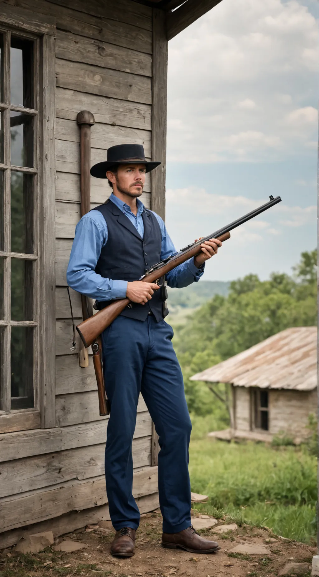 ai character: Civil War Man background