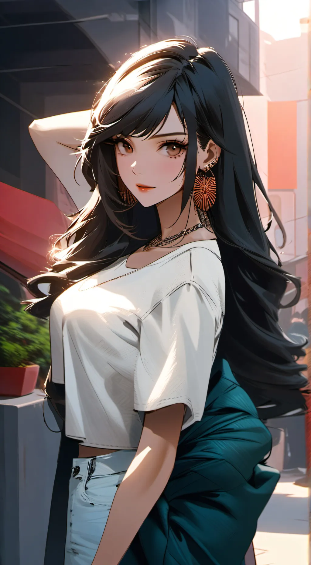ai character: Cathrine background
