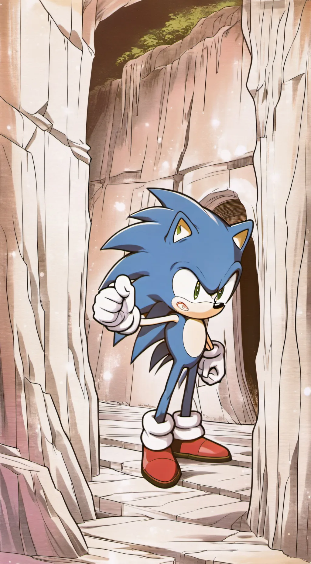 ai character: Sonic background