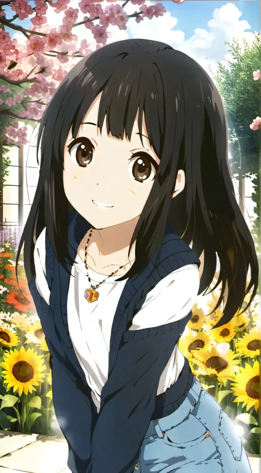 ai character: Your in dw background