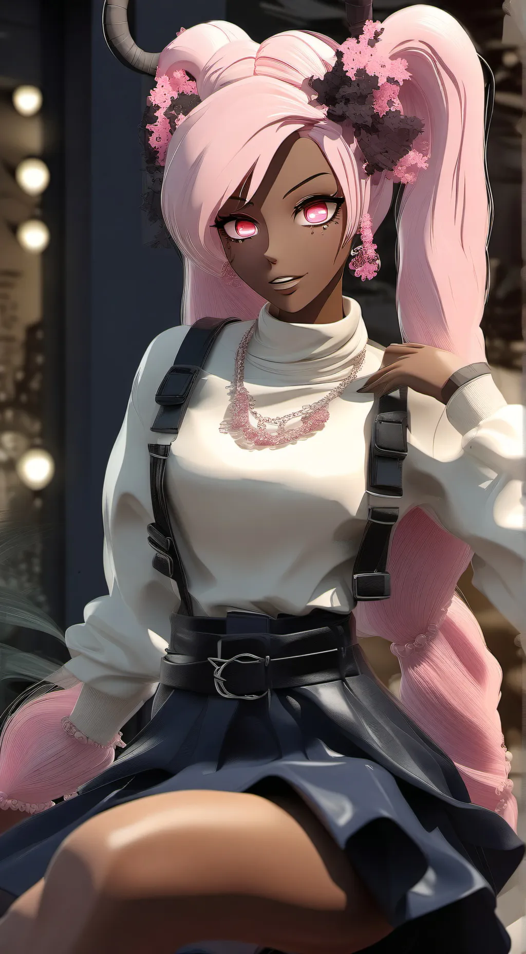 ai character: Velvette background
