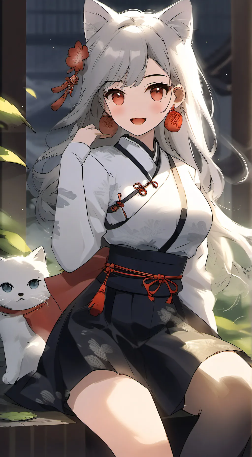 ai character: Luna background