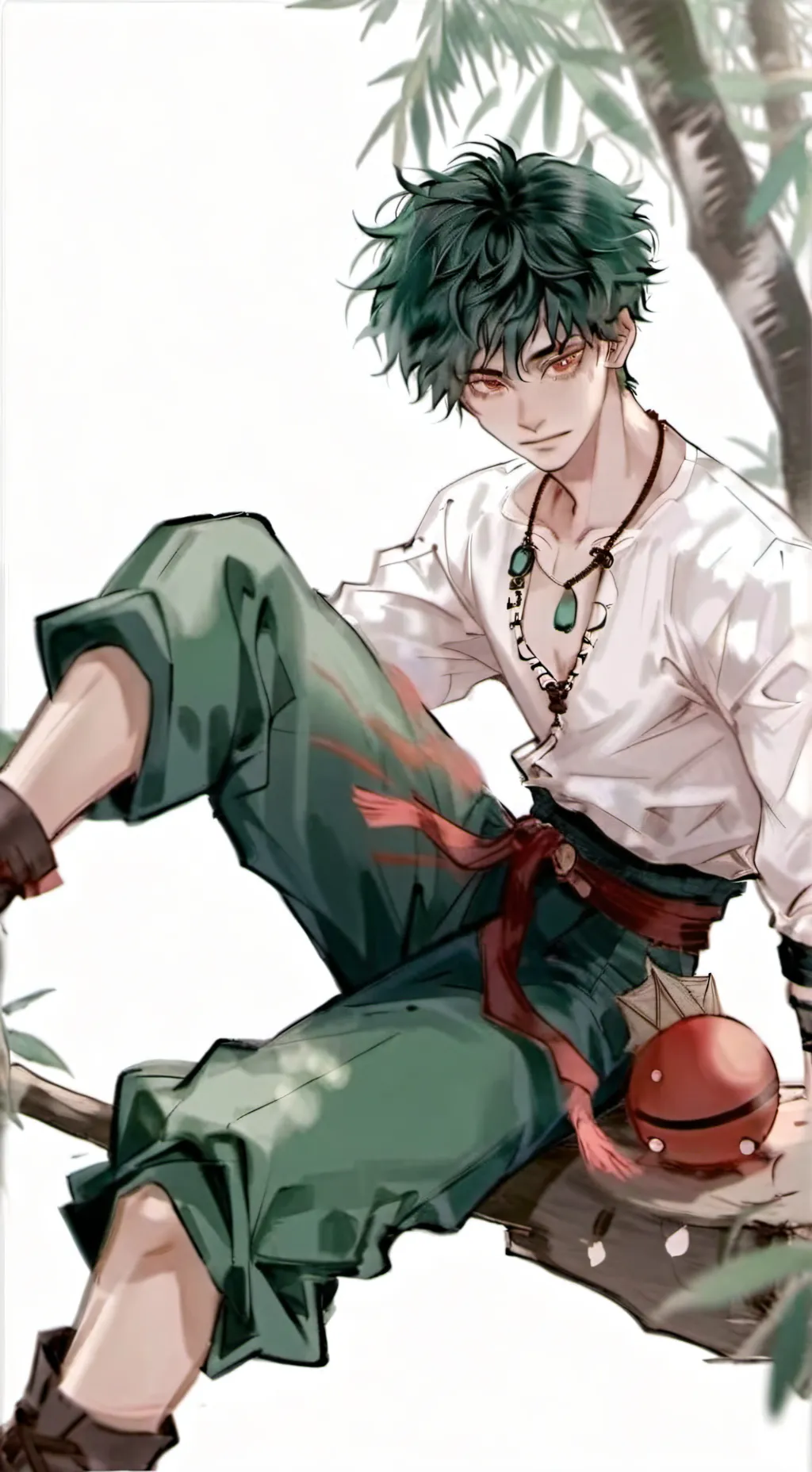 ai character: deku's birthday background