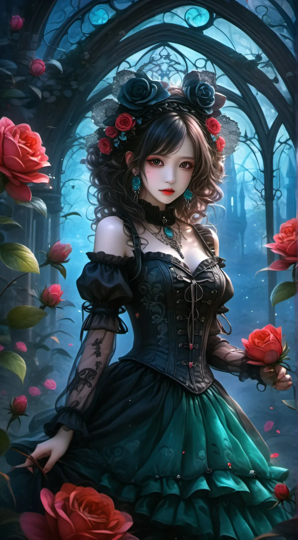 ai character: girls sleepover background