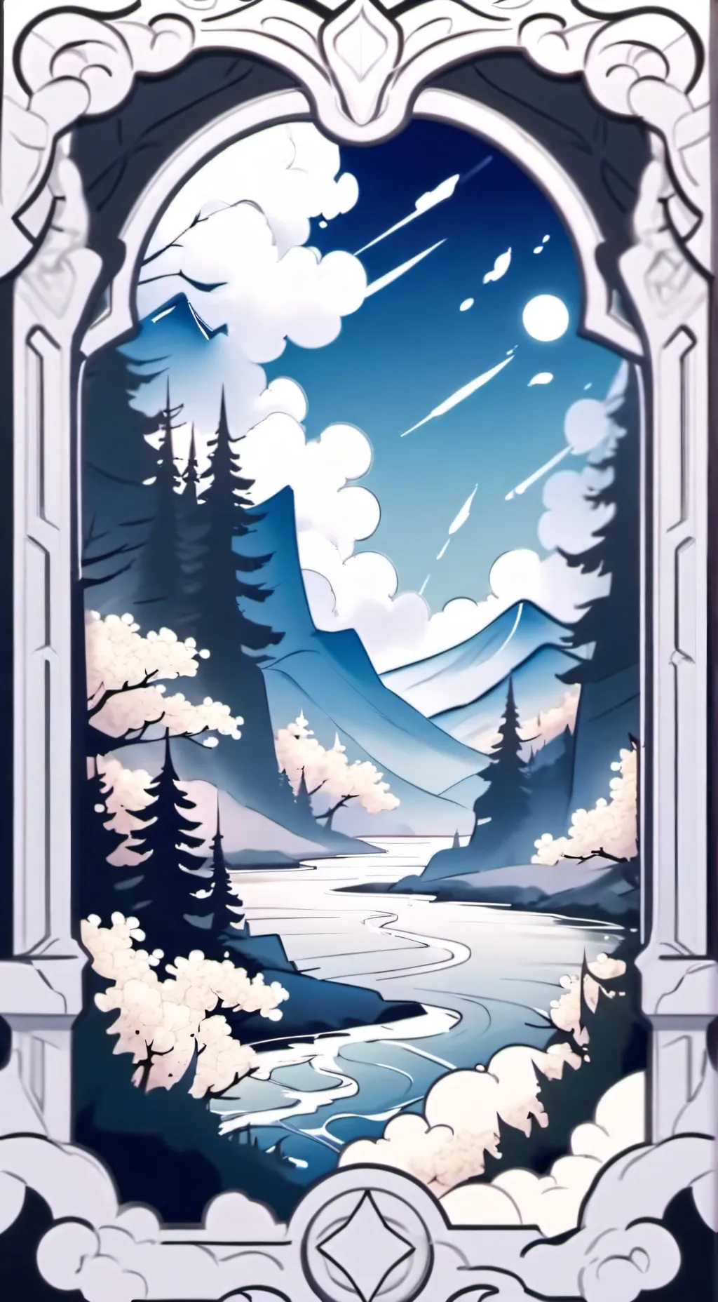 ai character: dw!  background