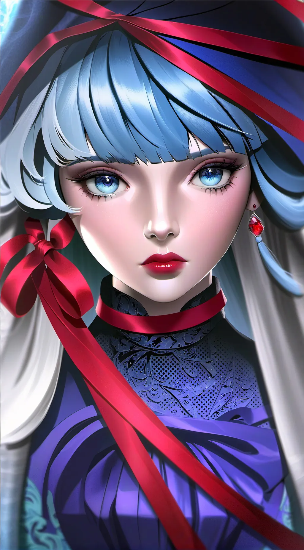 ai character: Valeria Ghibli background